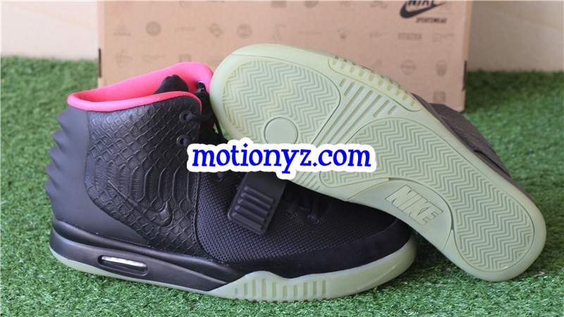 Nike Air Yeezy 2 NRG Solar Red Glow in the dark